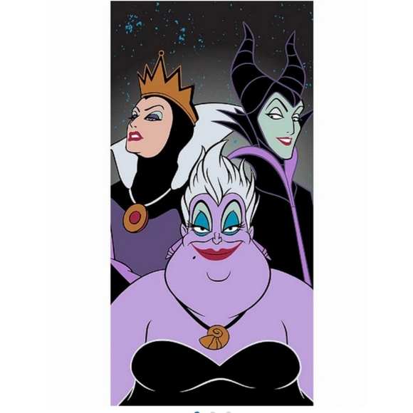 Disney Villains Super Soft Absorbent Fade Resistant Beach Towel 27" x 54" - Picture 2 of 4